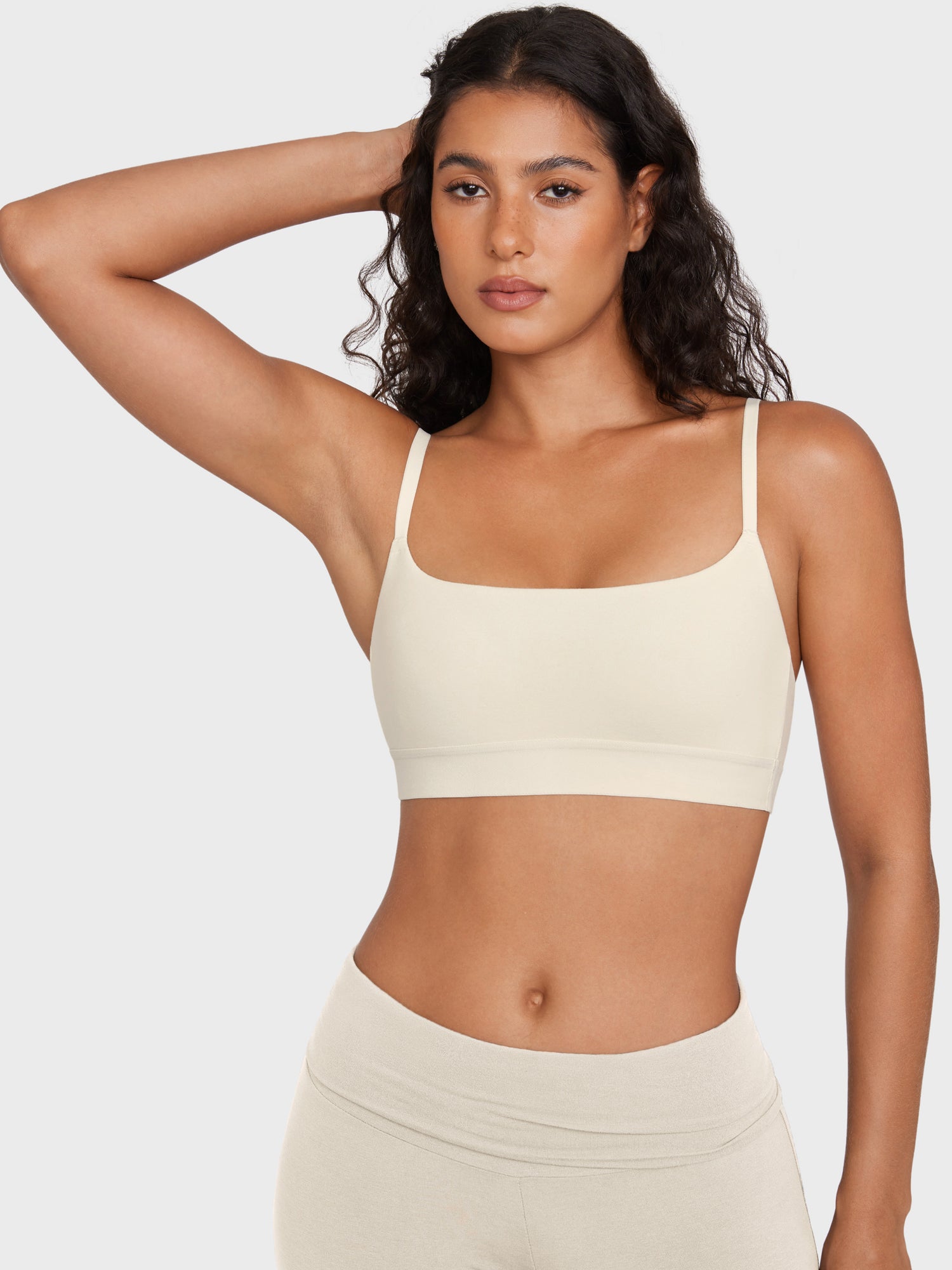 Basic Cotton Scoop Bralette