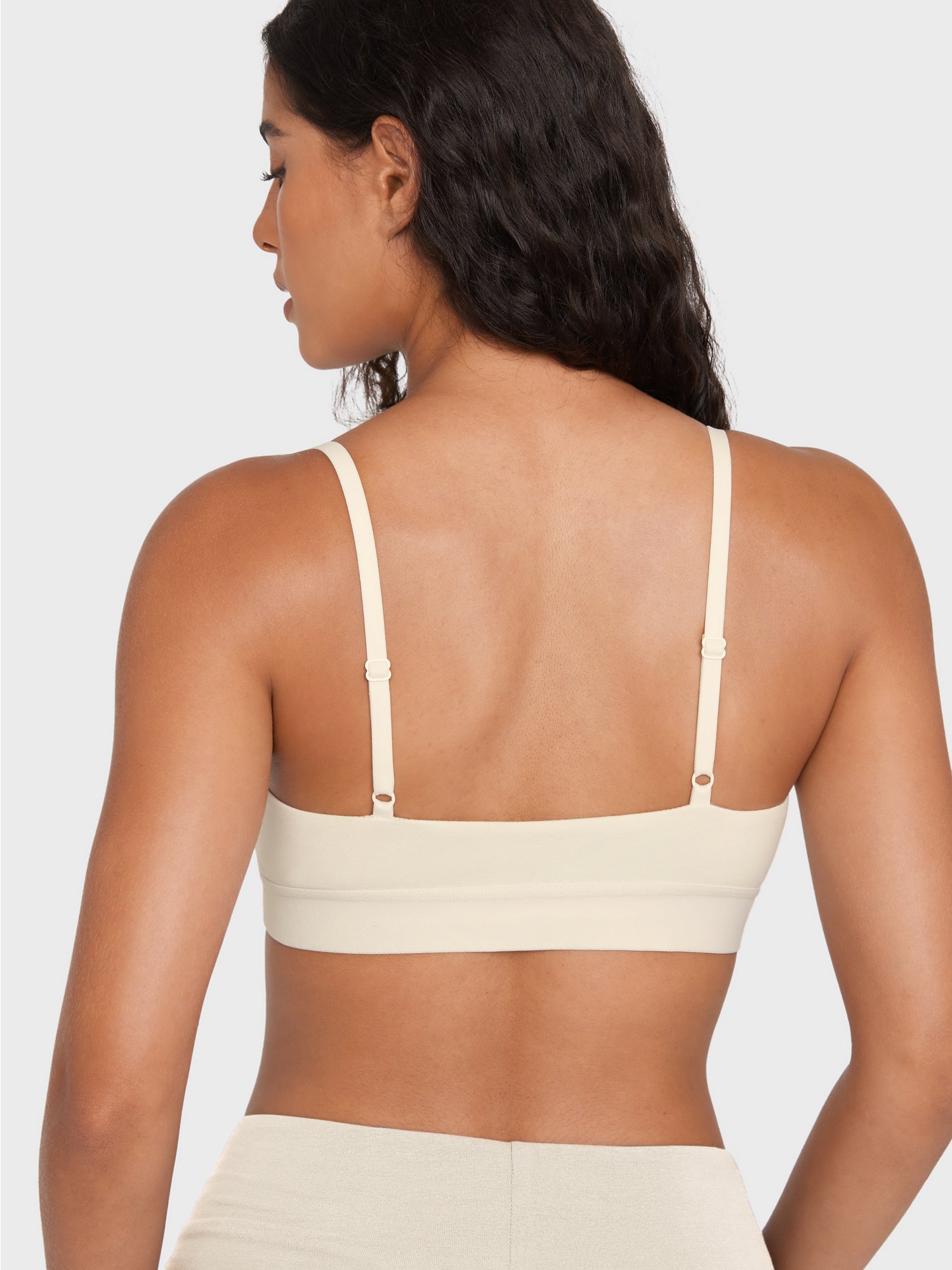 Basic Cotton Scoop Bralette