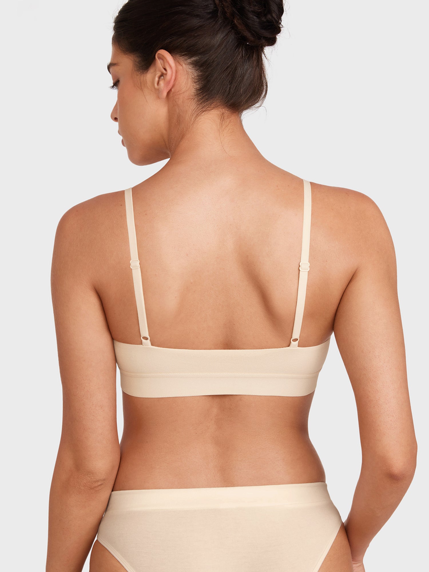 Basic Cotton Scoop Bralette