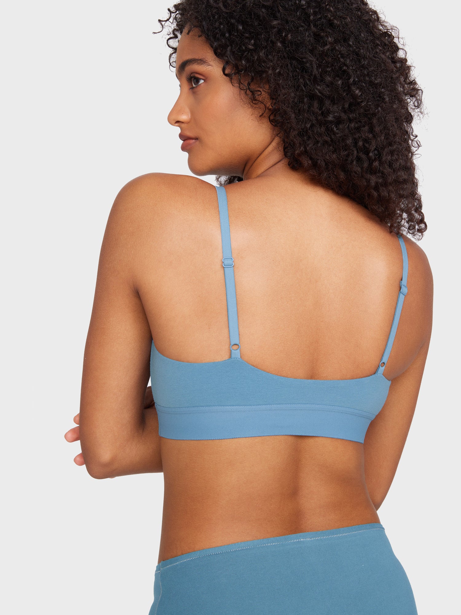 Basic Cotton Scoop Bralette