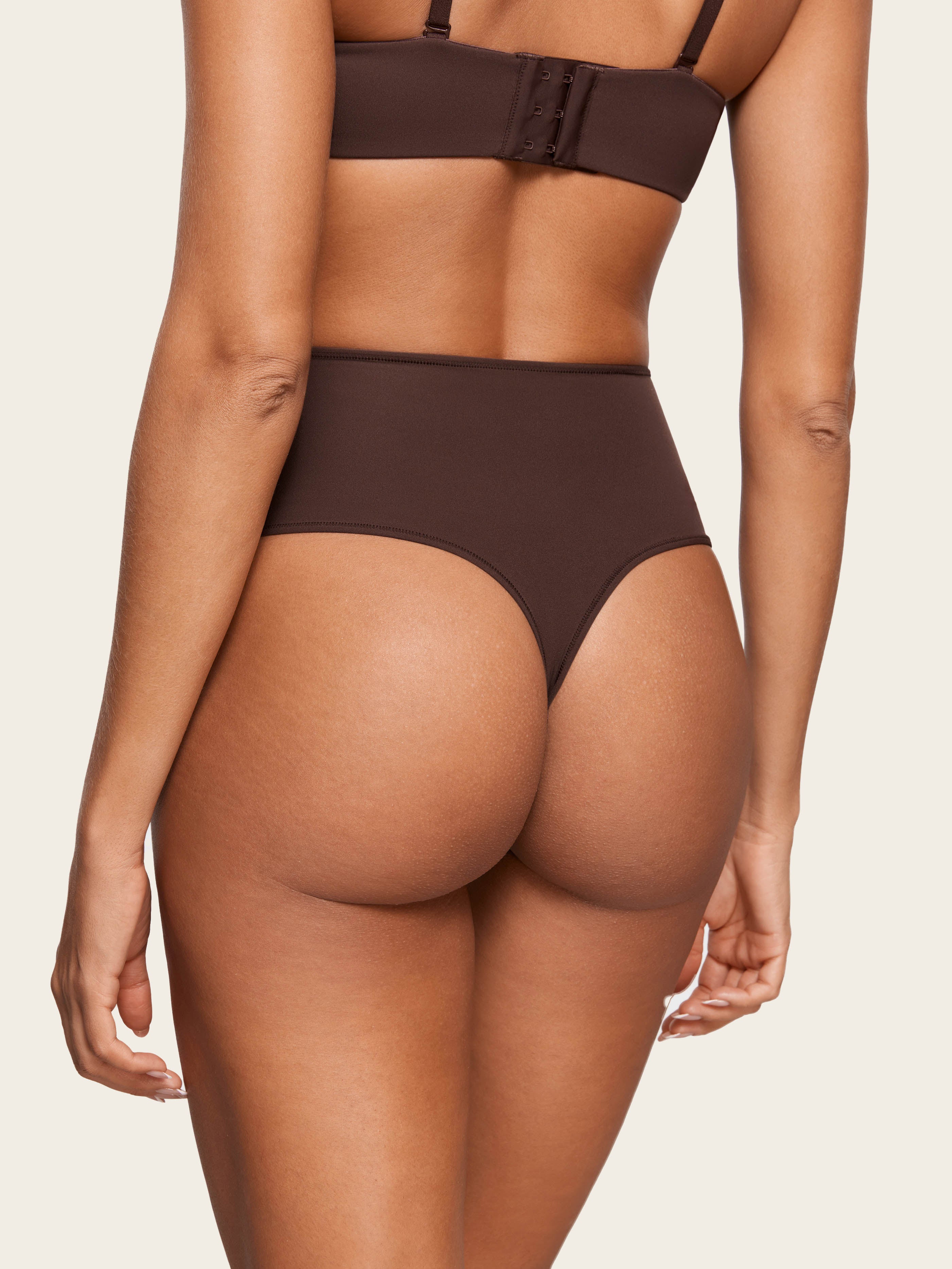 Inbarely® Smooth High Waisted Thongs 3 Pack