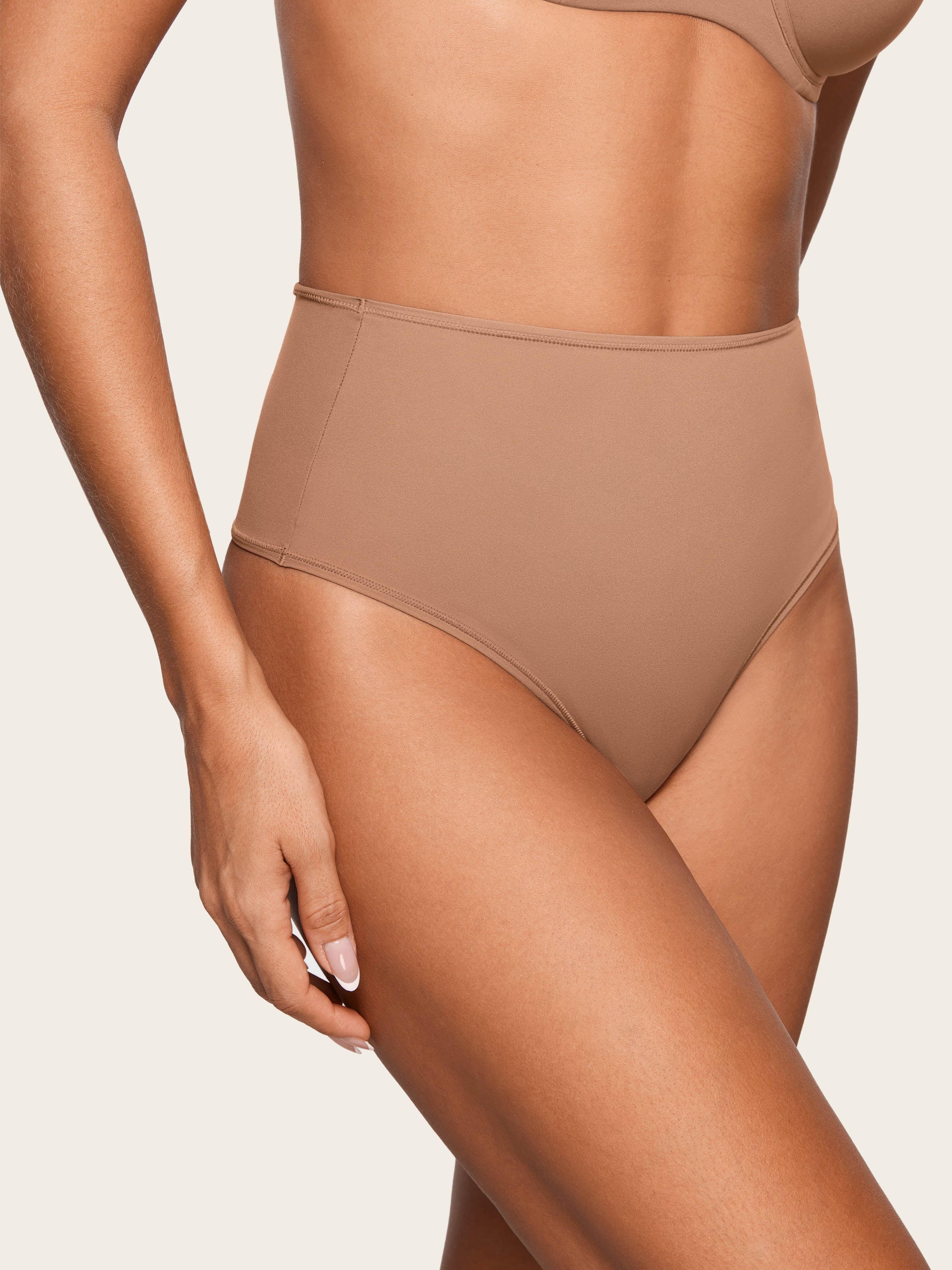 Inbarely® Smooth High Waisted Thongs 3 Pack