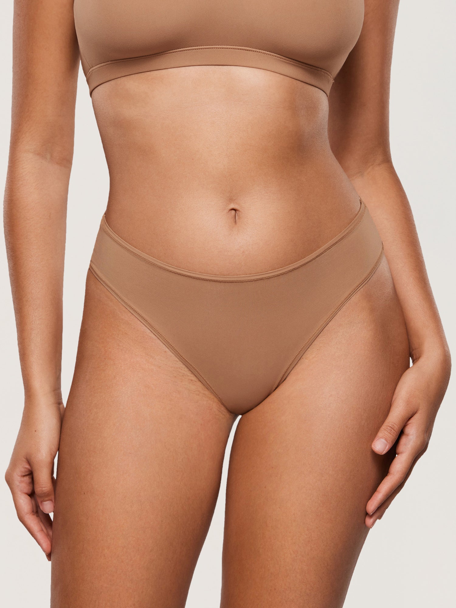 Women's Inbarely® Soft High Cut Cheeky Briefs 3 Pack Black 3pack