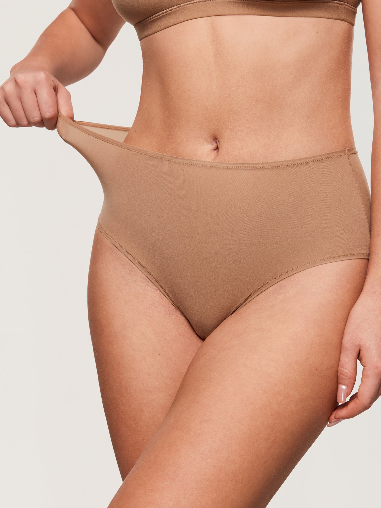Women's Inbarely® Soft Mid Waist Full Briefs 3 Pack Hazelnut (3pack)