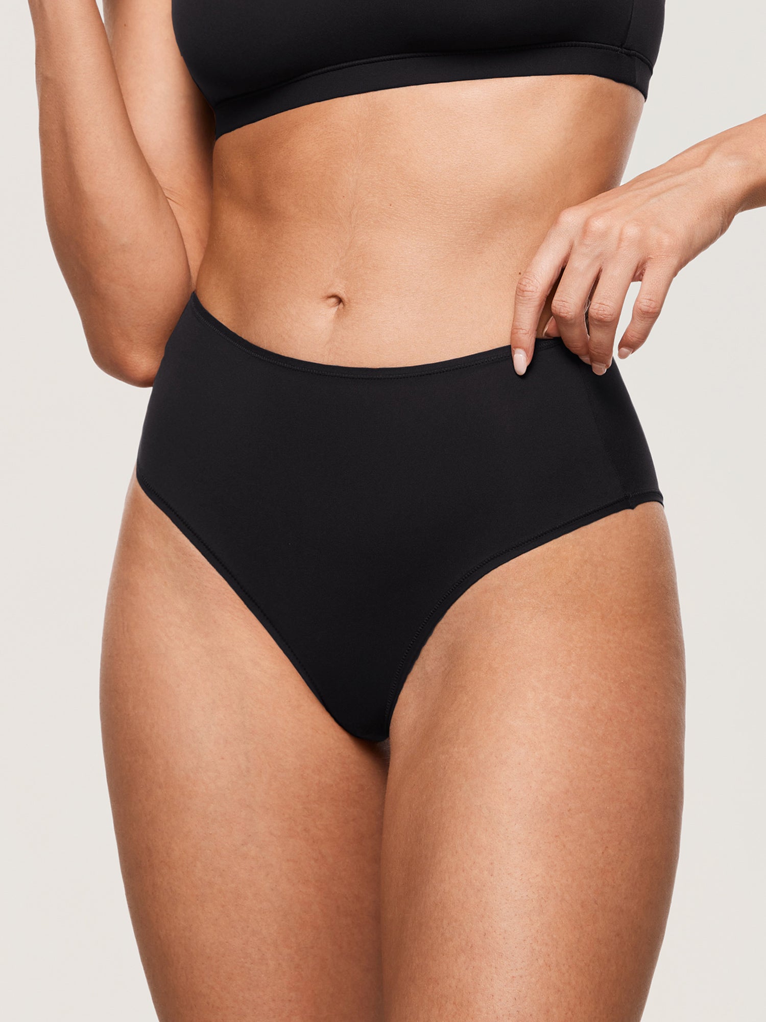 Women's Inbarely® Soft Mid Waist Full Briefs 3 Pack Basic 05 (3pack)
