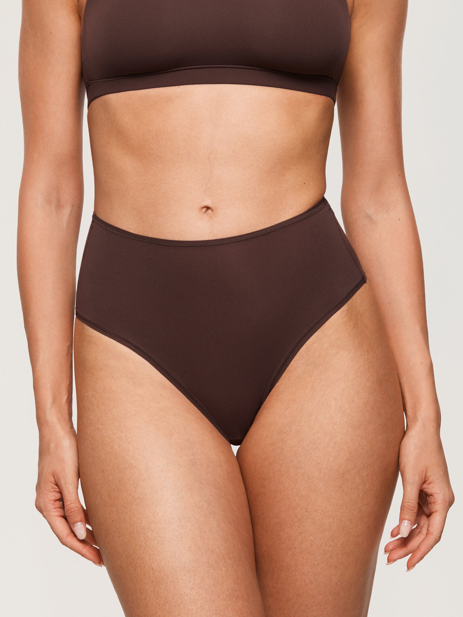 Women's Inbarely® Soft Mid Waist Full Briefs 3 Pack Basic 05 (3pack)