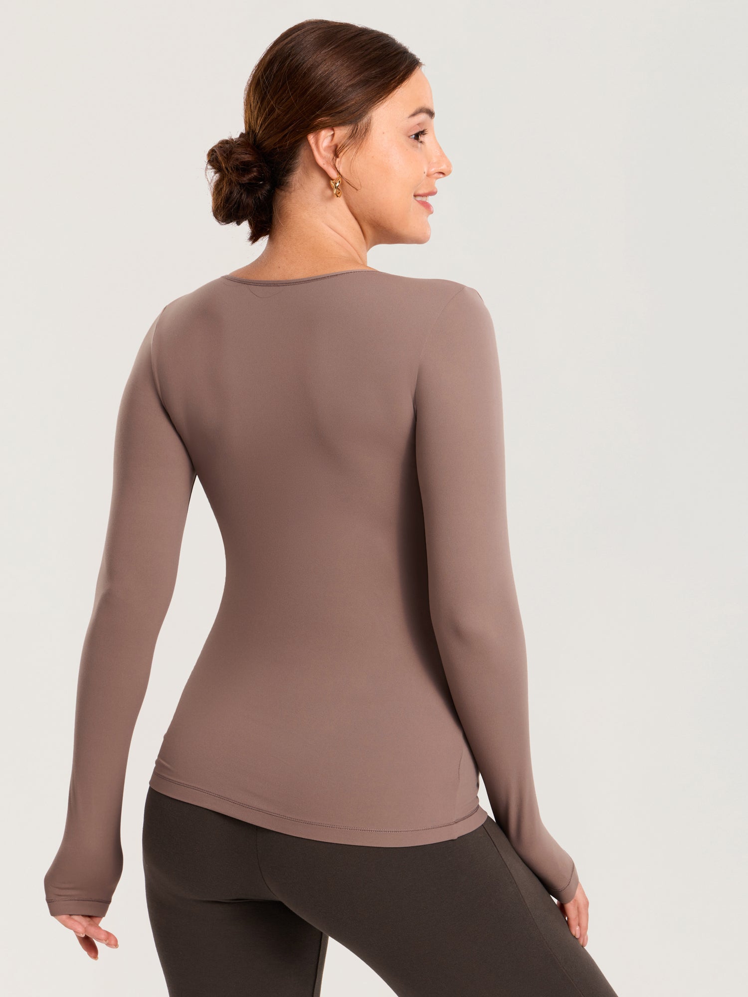 AirSoft Crossover Maternity & Nursing Top - Long Sleeves