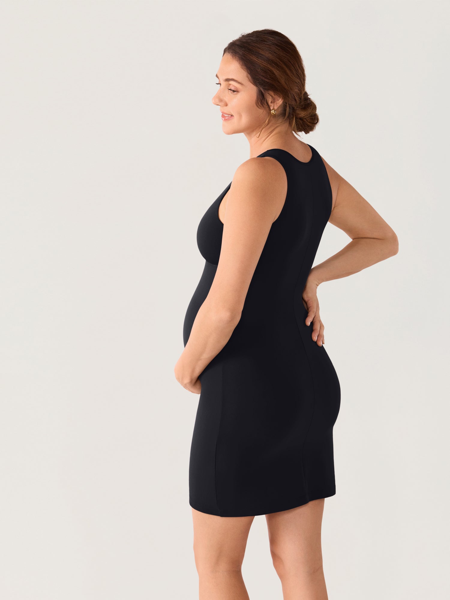 Natrelax® Crossover Maternity & Nursing Mini Dress