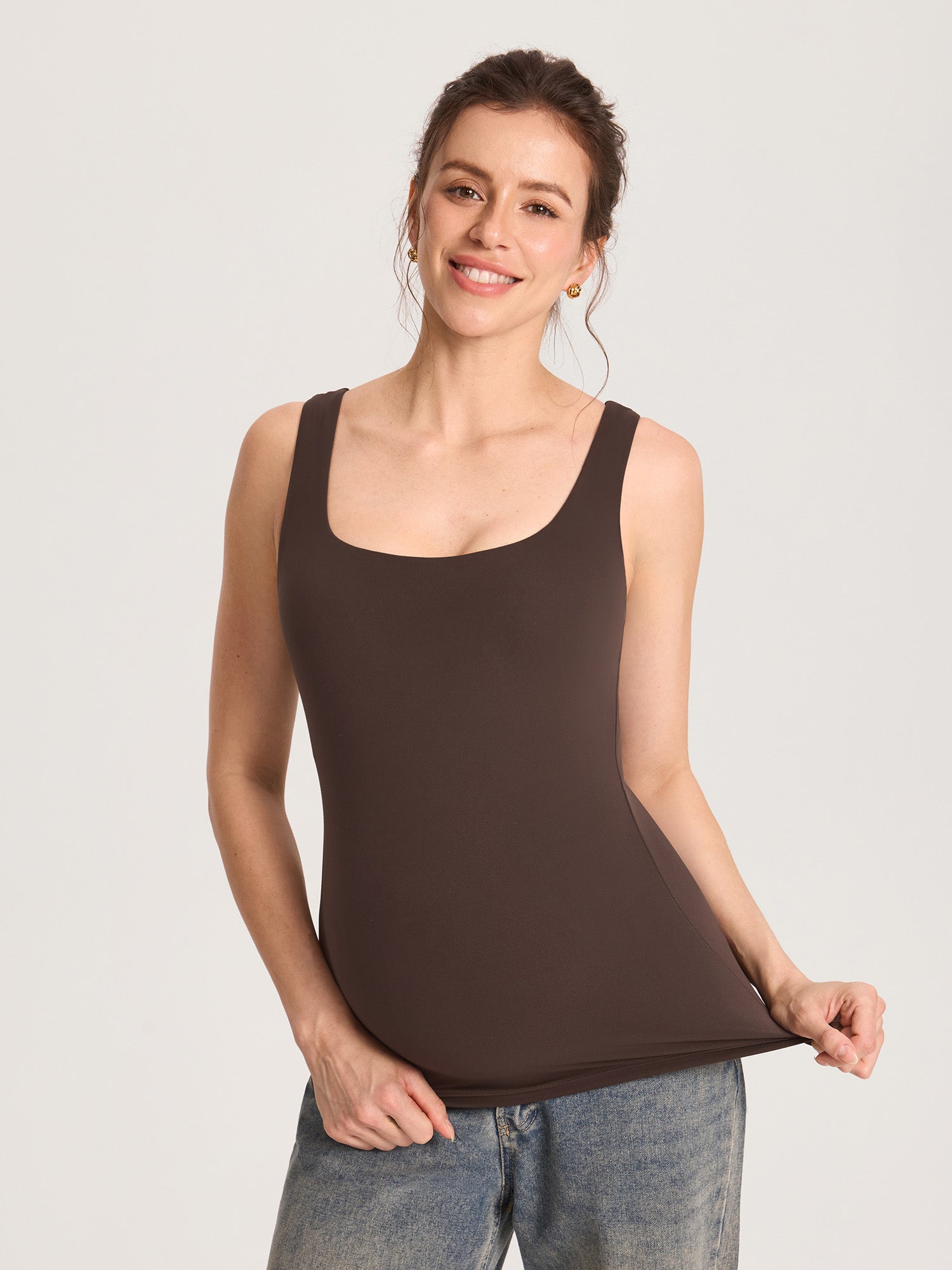 Airsofta Fixed Cup Maternity Tank Top