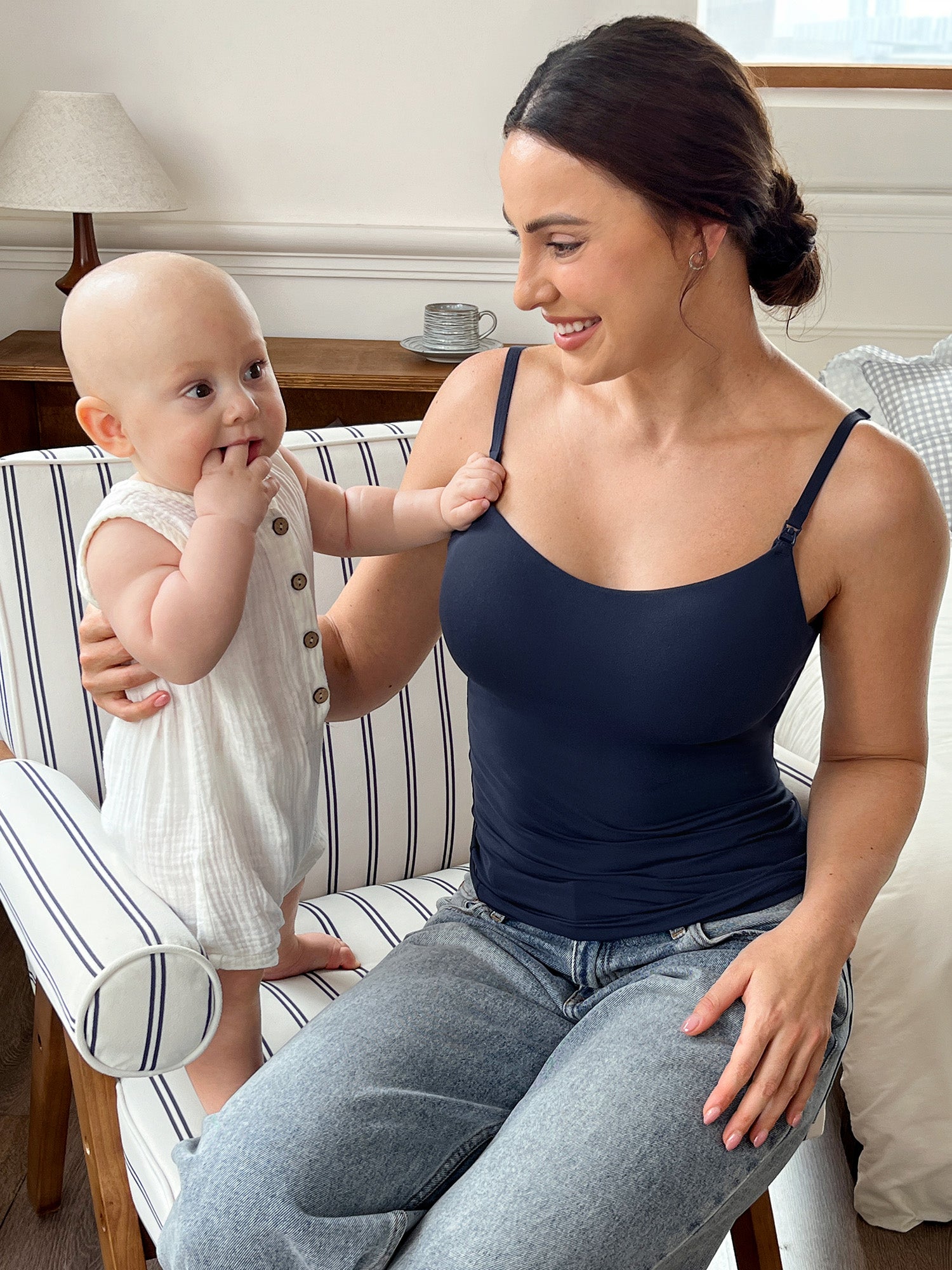 Airsofta Fixed Cup Nursing Cami Tank