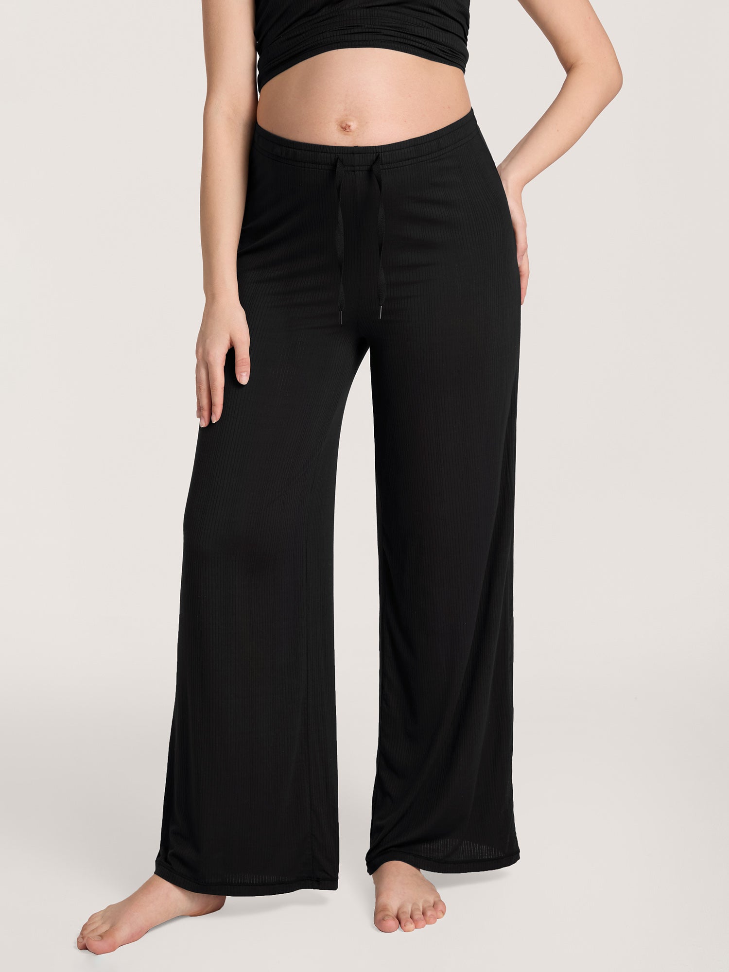 Naturveil Modal Ribbed Maternity Lounge Pants