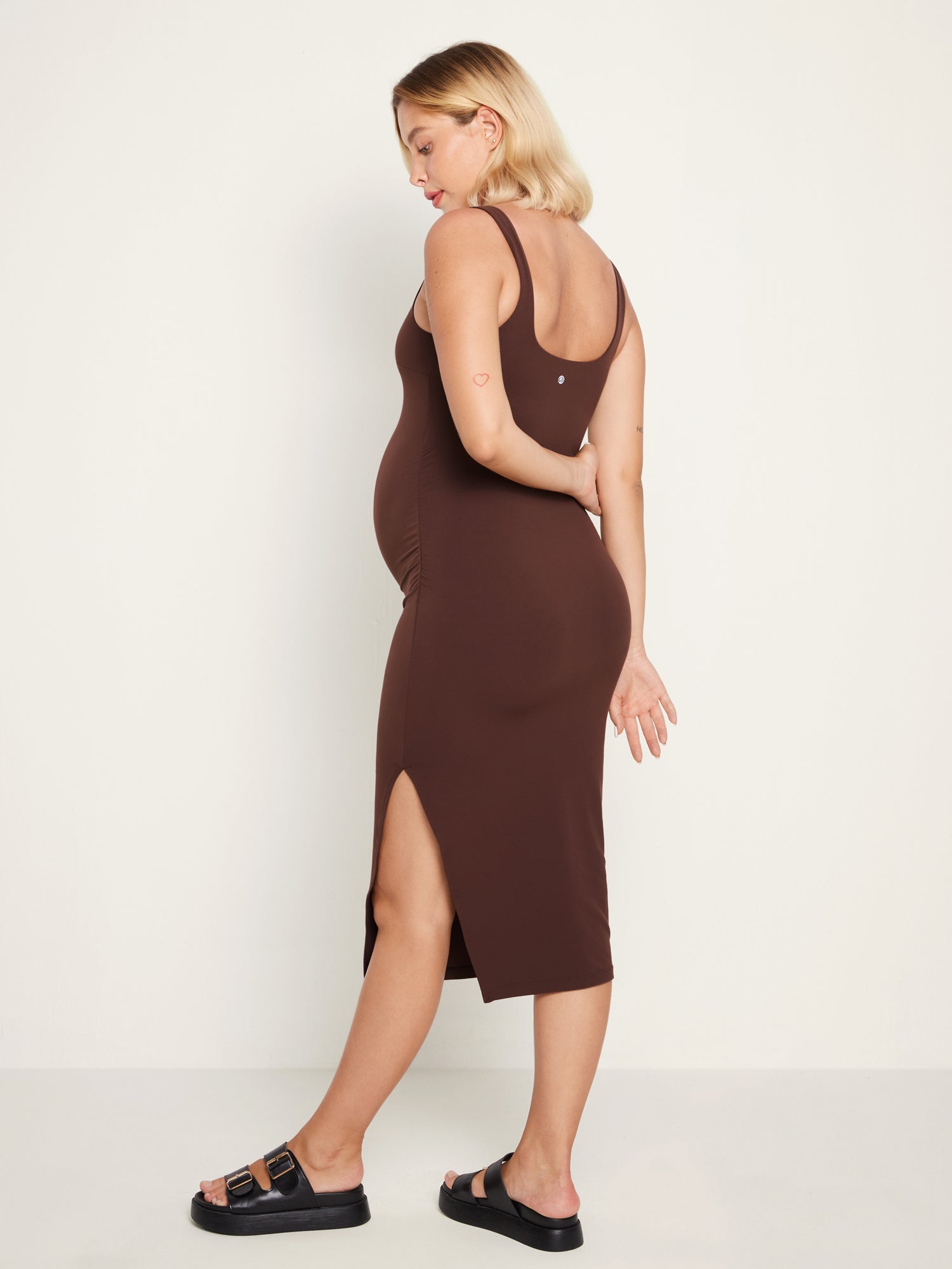 Natrelax® Sleeveless Tank Maternity Dress