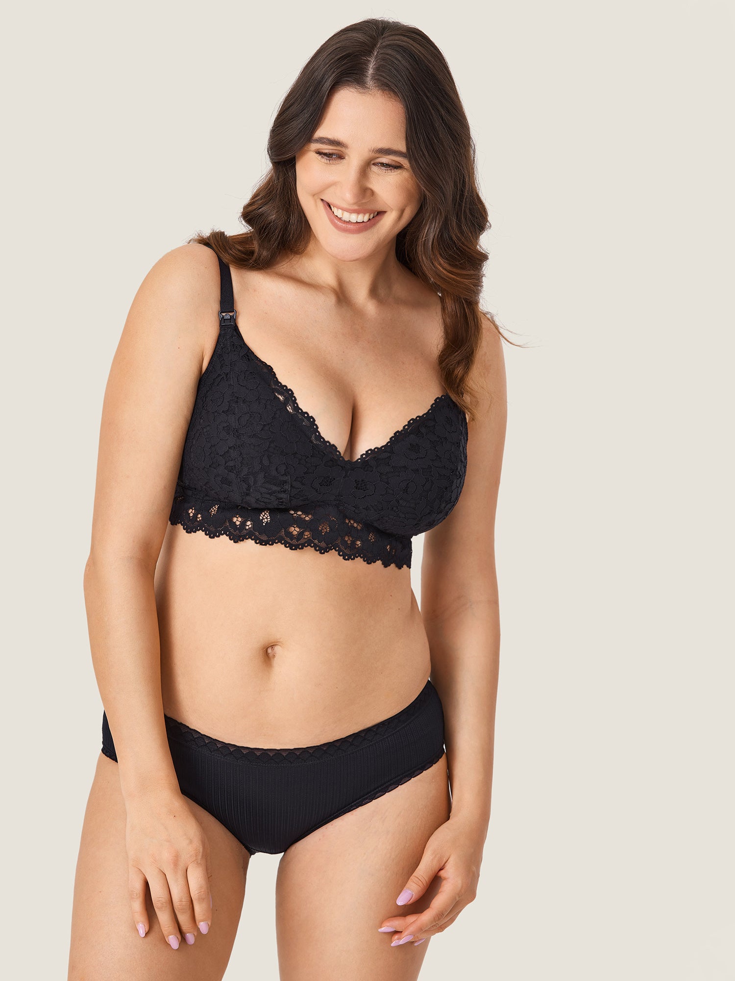 More Support Lace Nursing Bralette