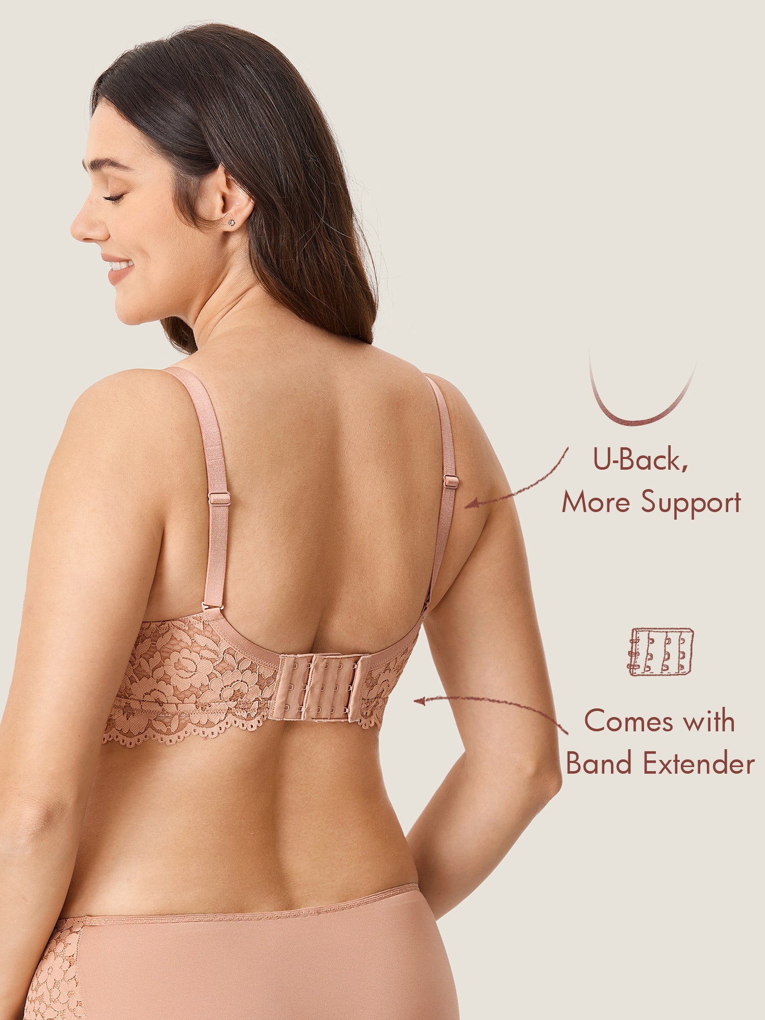 More Support Lace Nursing Bralette