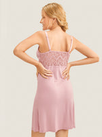 Breastfeeding Lace Nursing Nightdress