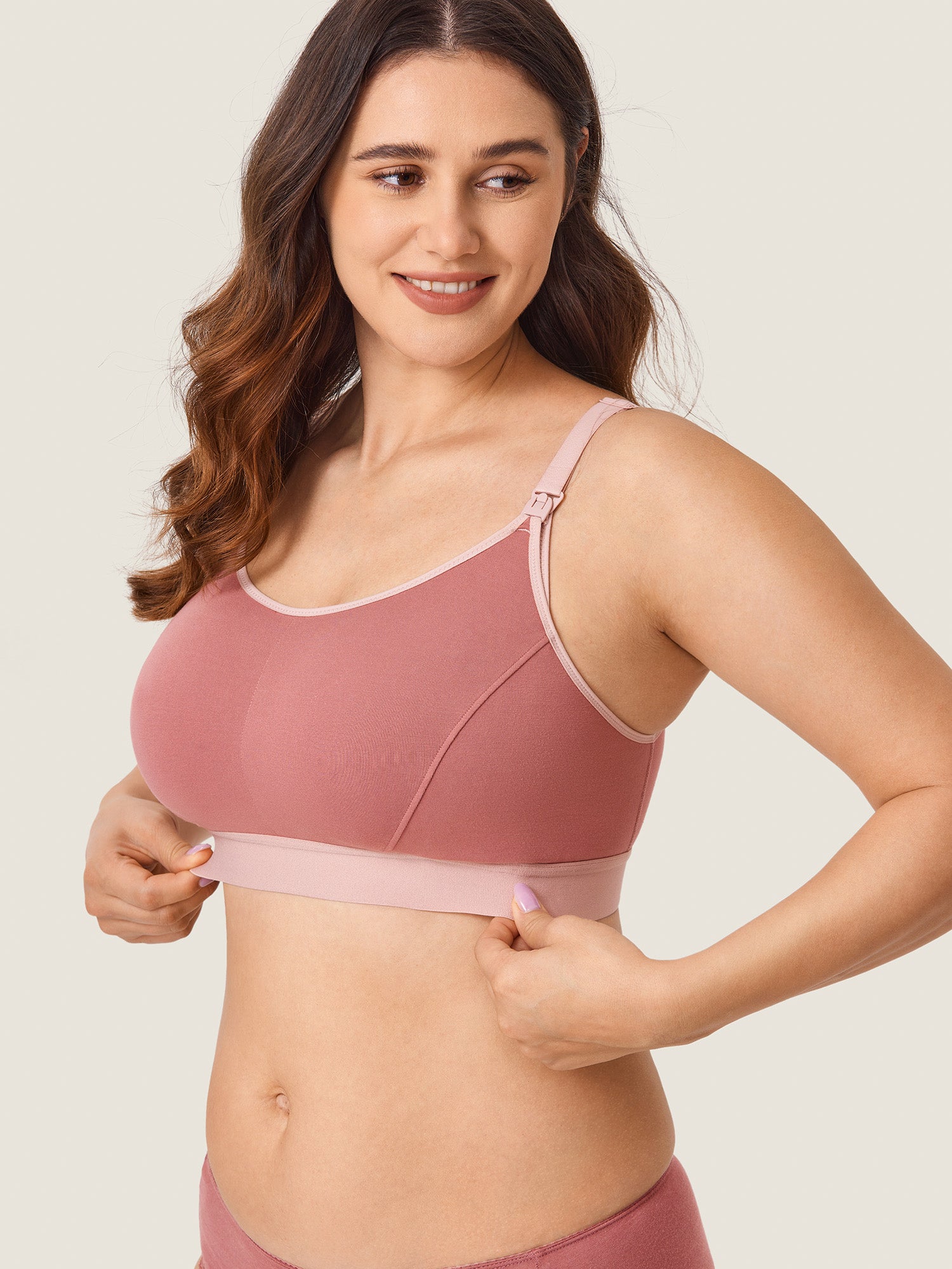 Cotton Plus Size Nursing Sport Bra