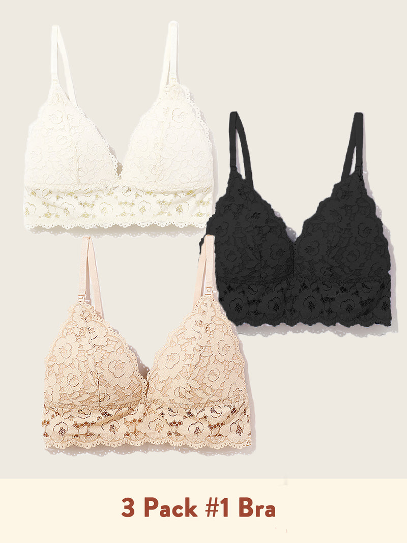 3 Pack #1 Bra -2