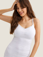 Cotton Nursing Tank Tops White