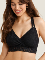 Racerback Nursing Sleep Bralette Black